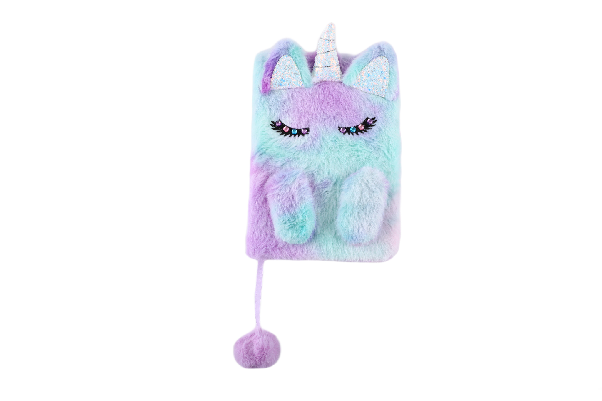 Flauschi Notizbuch Einhorn