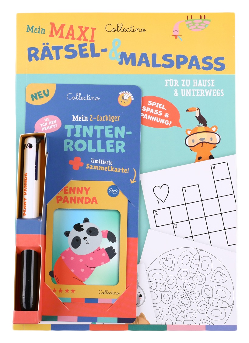 Mein Maxi Rätsel- & Malspaß