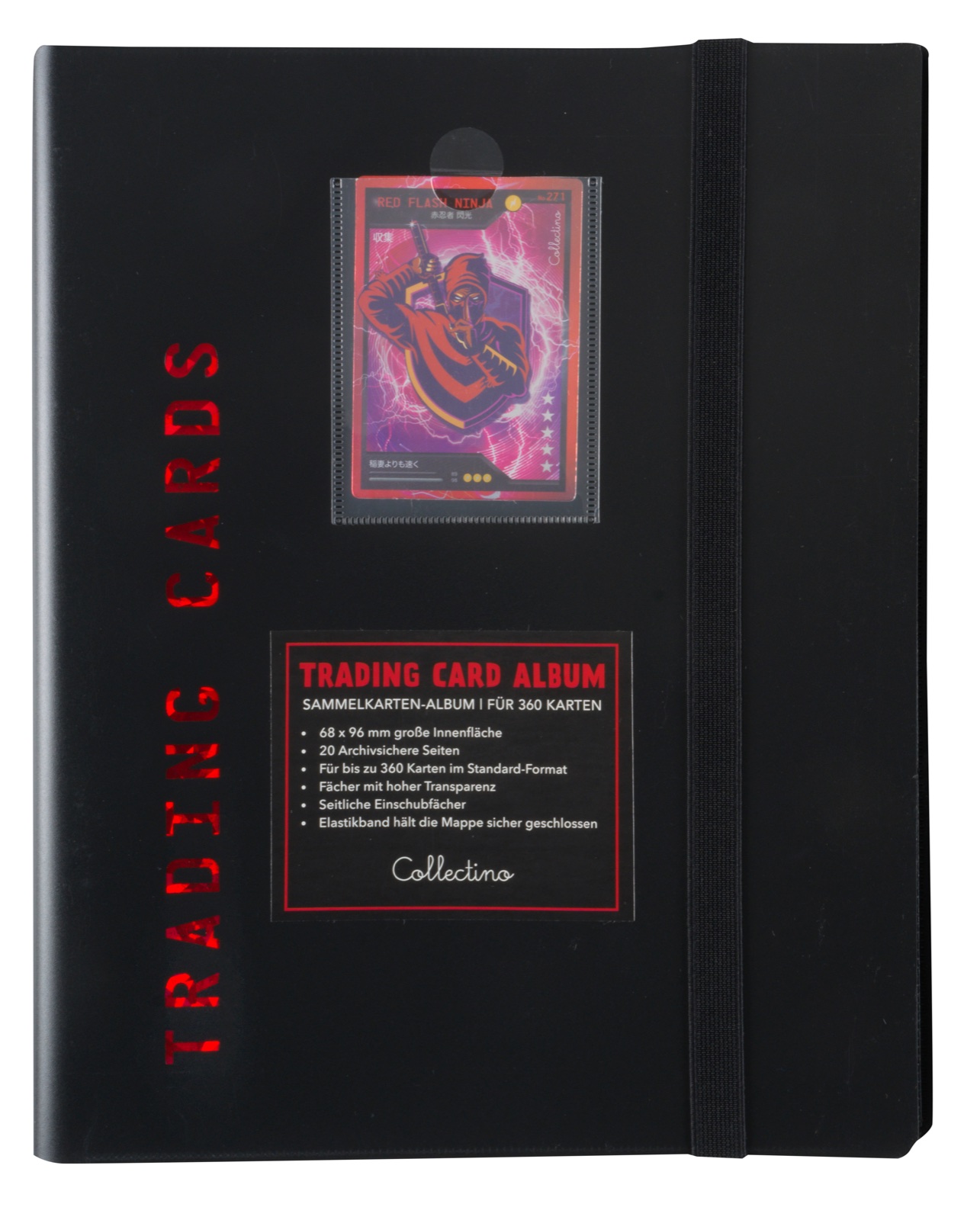 Trading Card Album – Rot